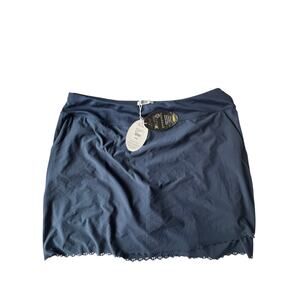 Lands End Plus Size 16W Ultra High Waisted Swim Skirt UPF 50 Cruise Beach Modest